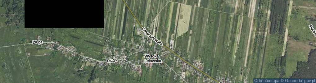 Zdjęcie satelitarne Częstochowska ul.